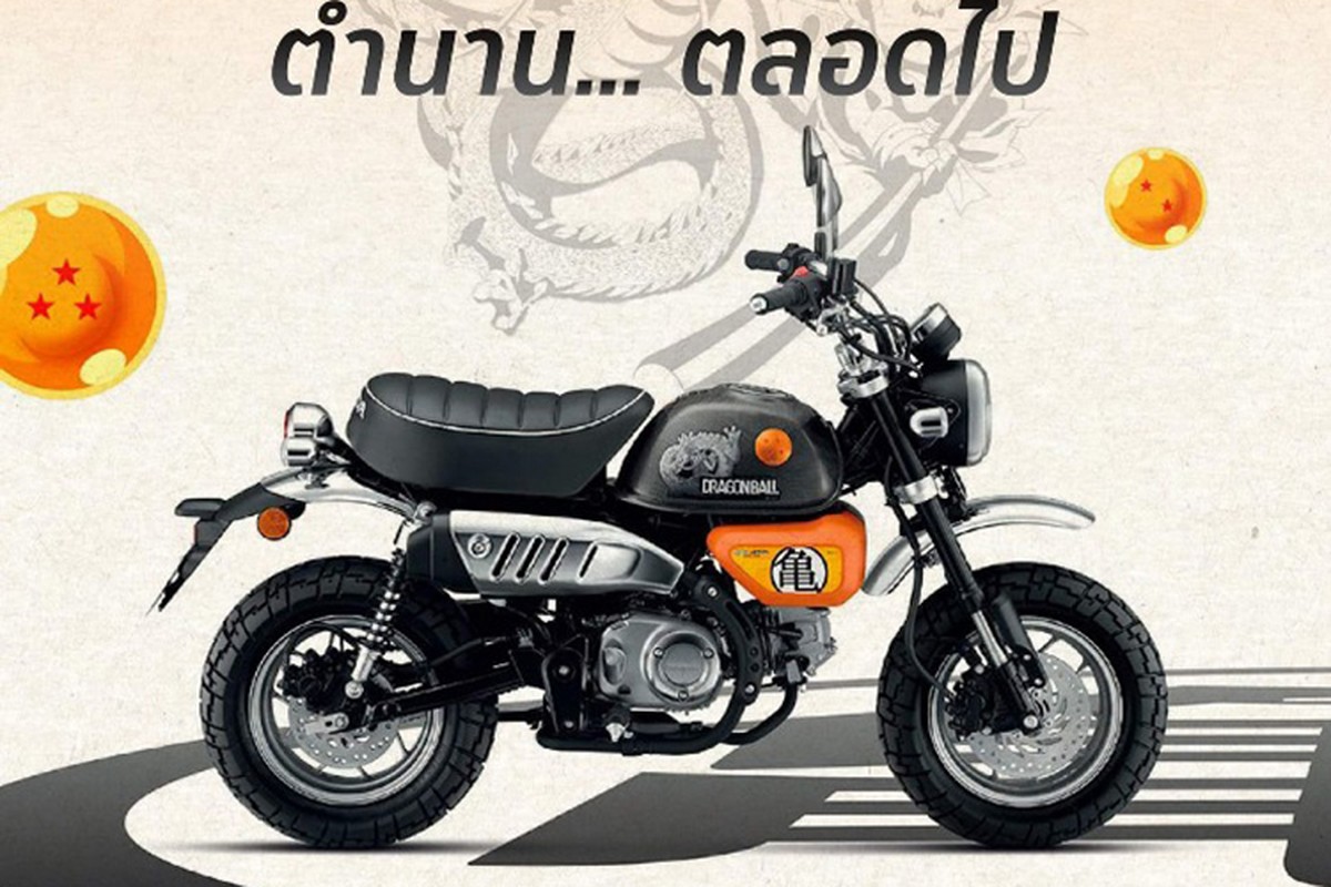 Honda Monkey phiên bản "7 viên ngọc rồng" bất ngờ gây sốt trở lại Honda Monkey phien ban