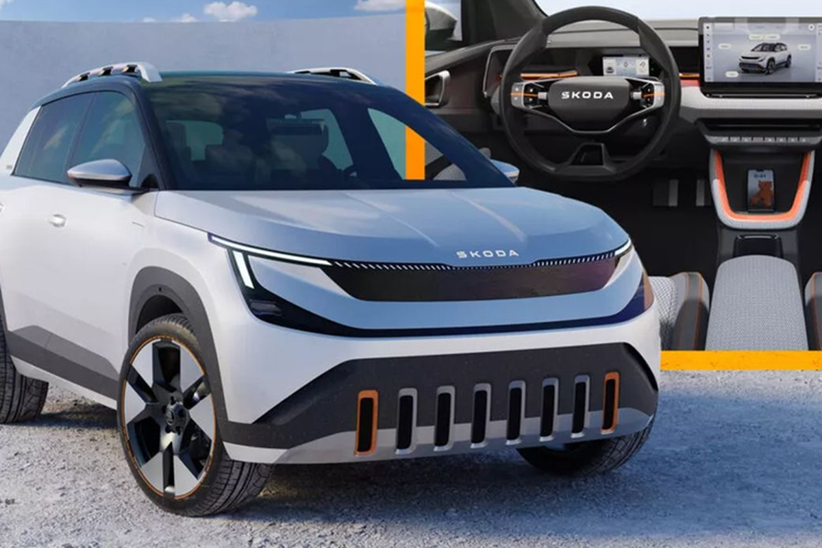 Skoda Epiq 2024 - CUV điện chạy 400km/lần sạc, chỉ 673 triệu đồng - Hình 3 Skoda Epiq 2024 - CUV dien chay 400km/lan sac, chi 673 trieu dong-Hinh-3