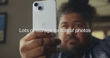 Apple tung quảng cáo khoe dung lượng lưu trữ trên iPhone 15 Apple tung quảng cáo khoe dung lượng lưu trữ trên iPhone 15