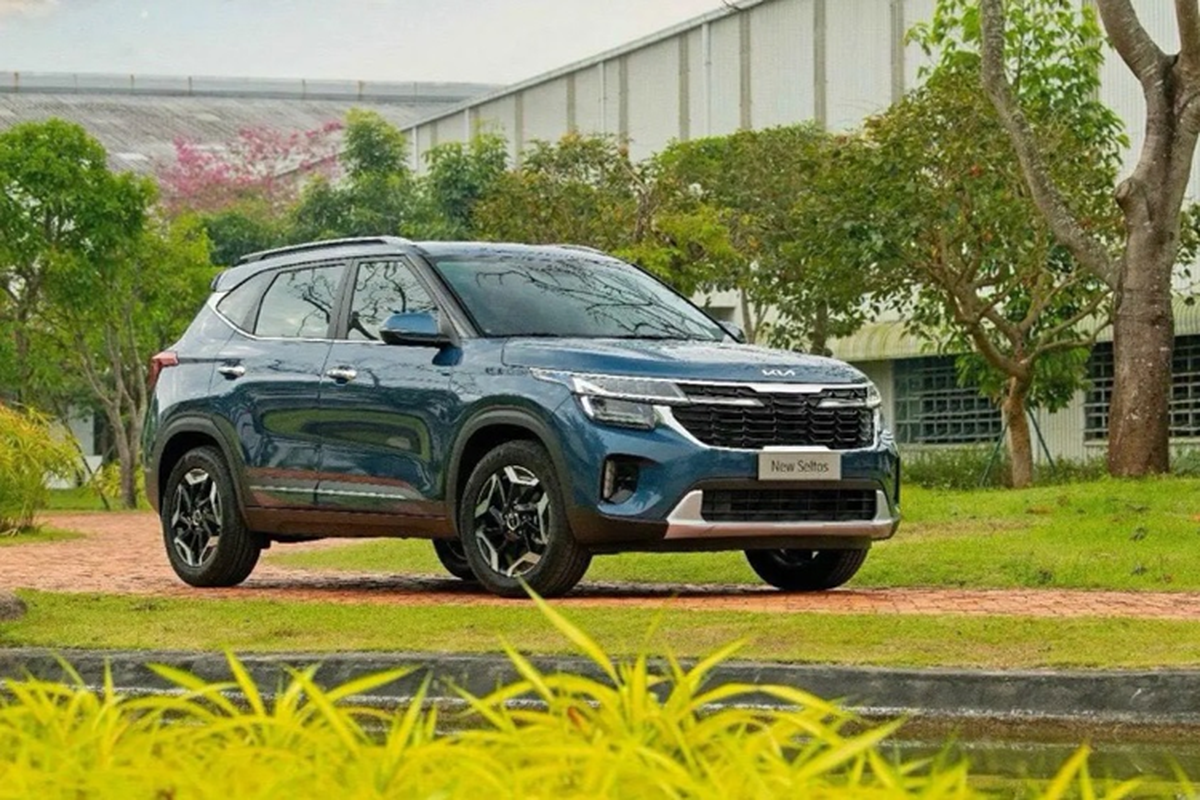 Cận cảnh Kia Seltos 2024 tại Việt Nam, giá bán từ 599 triệu đồng Can canh Kia Seltos 2024 tai Viet Nam, gia ban tu 599 trieu dong
