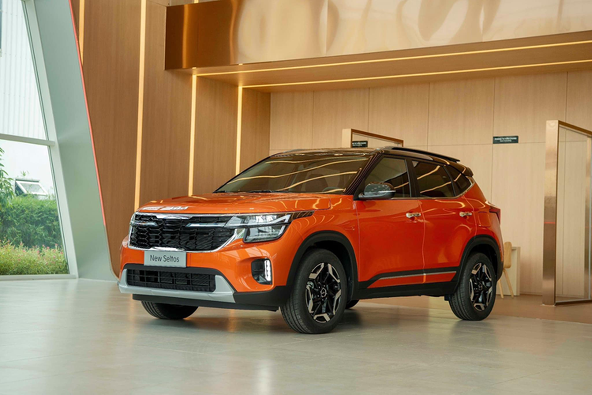 Cận cảnh Kia Seltos 2024 tại Việt Nam, giá bán từ 599 triệu đồng - Hình 9 Can canh Kia Seltos 2024 tai Viet Nam, gia ban tu 599 trieu dong-Hinh-9