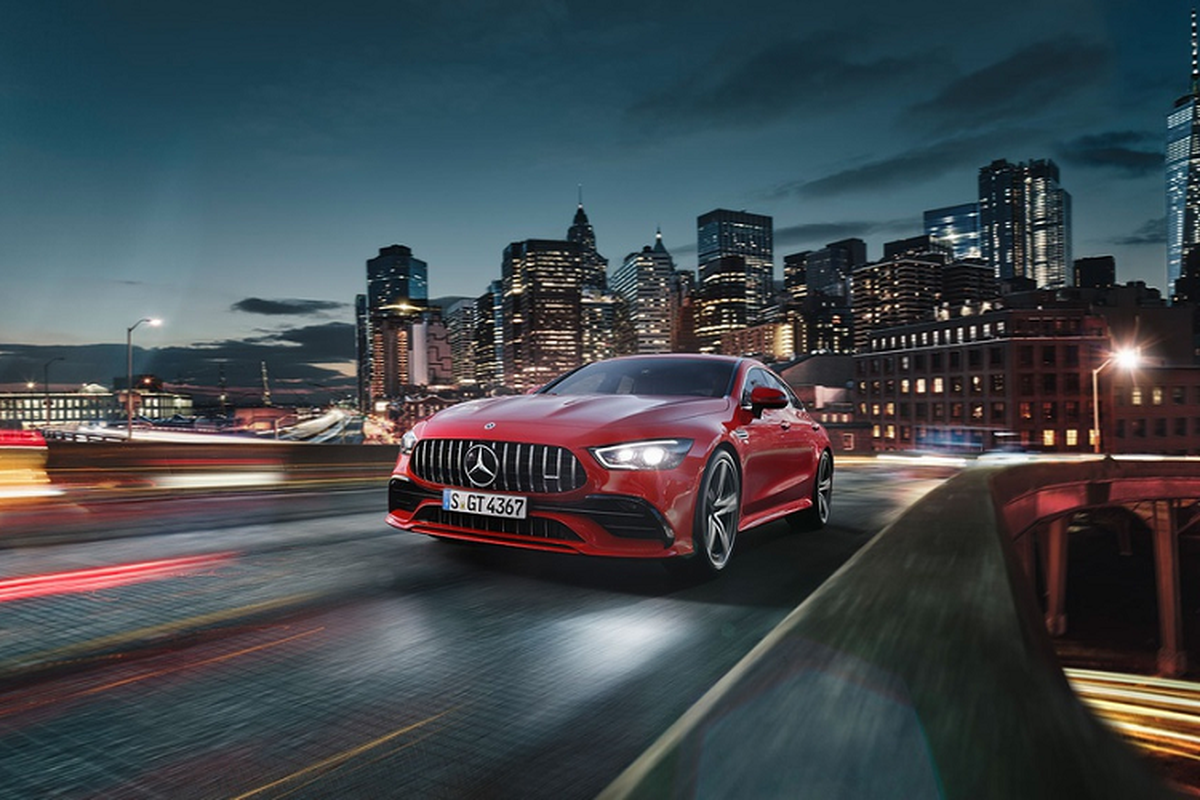 Mercedes-AMG GT 43 Coupé 4 cửa - "nhập môn" xe thể thao AMG Mercedes-AMG GT 43 Coupe 4 cua -