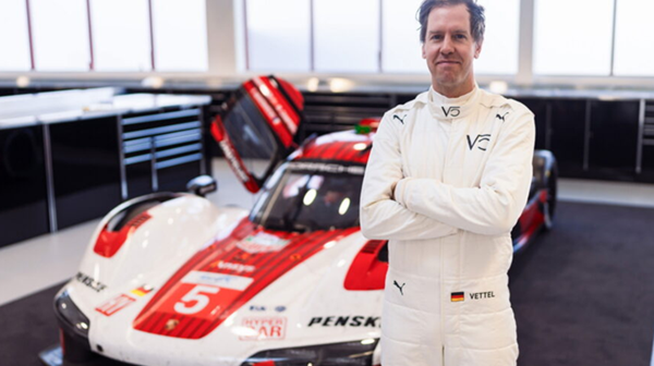 Sebastian Vettel lái thử xe đua Porsche 963 trước thềm Le Mans