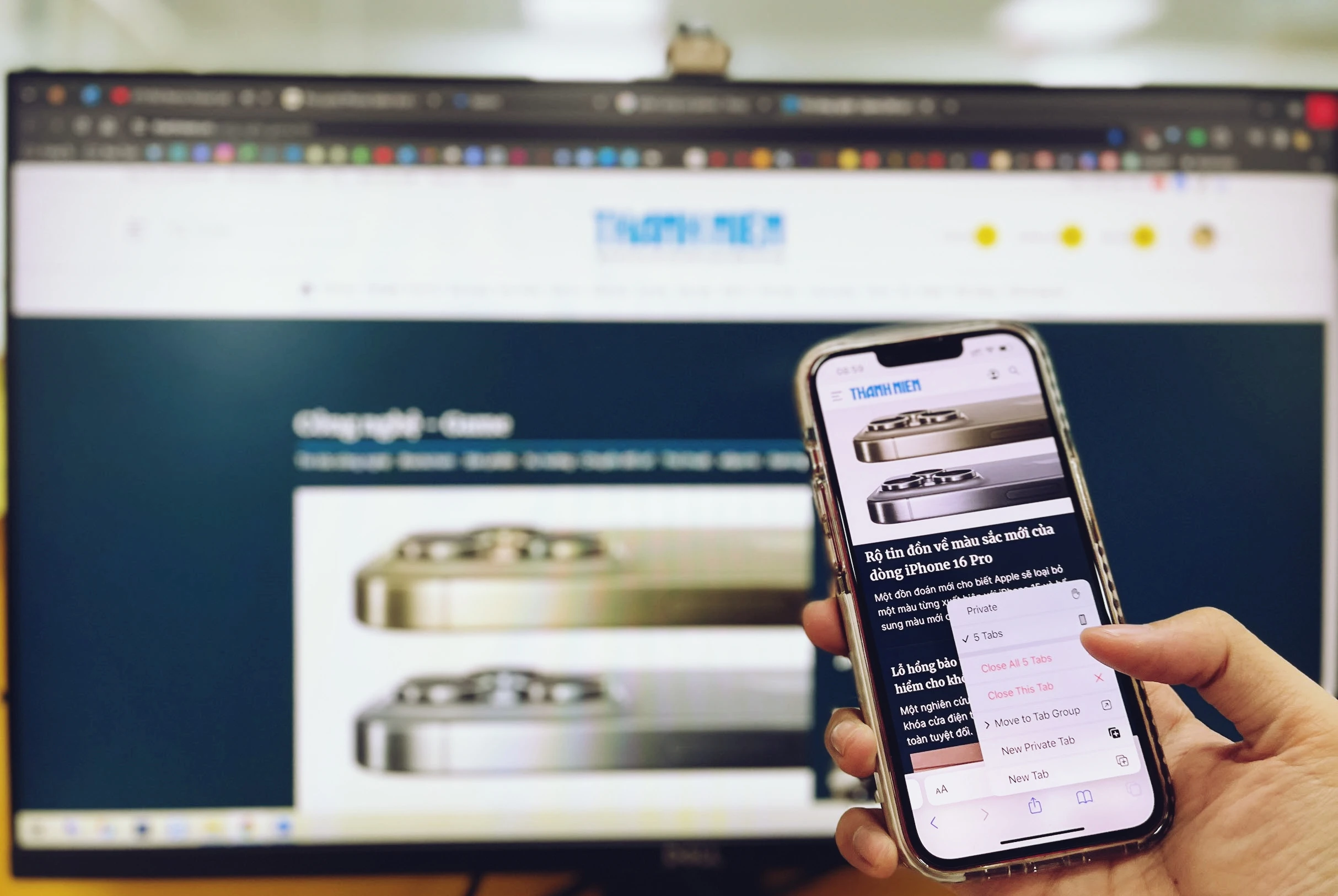 Mẹo hay ít người biết khi dùng trình duyệt Safari trên iPhone- Ảnh 1. Mẹo hay ít người biết khi dùng trình duyệt Safari trên iPhone- Ảnh 1.