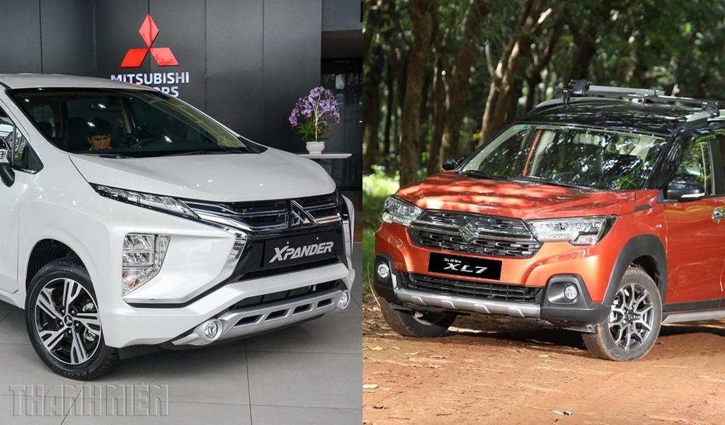 Xe gia đình 7 chỗ tầm giá 600 triệu: Suzuki XL7 hay Mitsubishi Xpander?