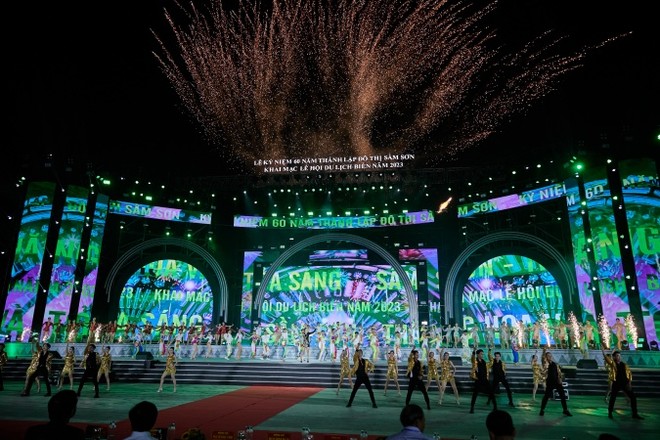 Lễ hội biển Sầm Sơn 2024 sẽ diễn ra tối 27/4 với màn bắn pháo hoa cuối chương trình