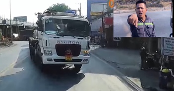 Xe tải chạy ngược chiều, tài xế đòi đánh người khác khi bị chặn đường Xe tải chạy ngược chiều, tài xế đòi đánh người khác khi bị chặn đường