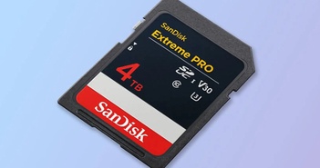 Western Digital ra mắt thẻ nhớ SD 4 TB đầu tiên trên thế giới Western Digital ra mắt thẻ nhớ SD 4 TB đầu tiên trên thế giới