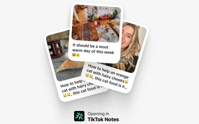 TikTok sắp ra mắt mạng xã hội hình ảnh TikTok Notes