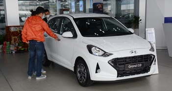 Lượng tiêu thụ ô tô cỡ nhỏ dưới 450 triệu gia tăng, Hyundai Grand i10 dẫn đầu