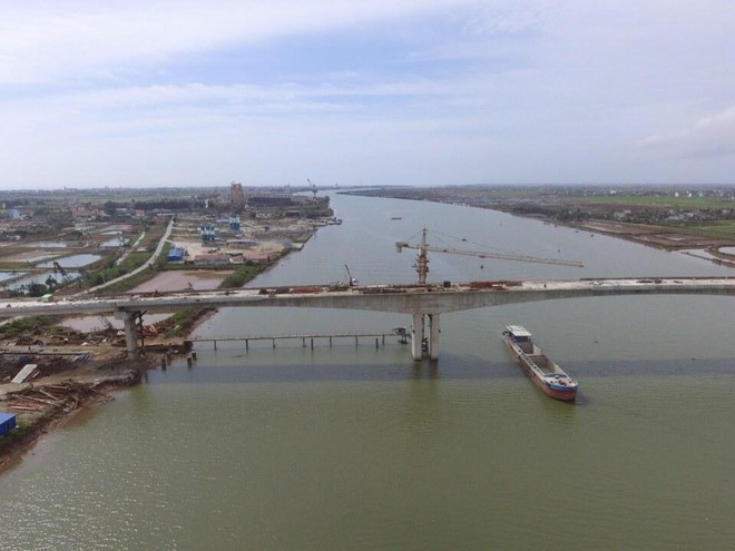 Vay vốn Hàn Quốc xây cầu Ninh Cường vượt sông Ninh Cơ