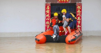 Trung Quốc cảnh báo lũ lụt nghiêm trọng ở trung và hạ lưu sông Dương Tử