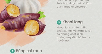 Hạ huyết áp bằng những loại rau củ này Hạ huyết áp bằng những loại rau củ này