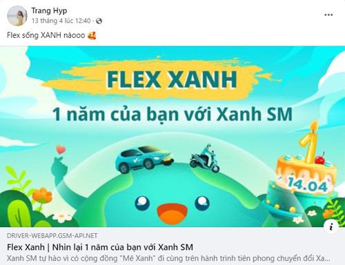 Người dùng Trang Hyp tự hào khoe thành tích của mình trên Facebook cá nhân (ảnh: NVCC).