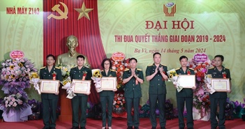Nhà máy Z143: Nhận Cờ thi đua của Tổng cục Công nghiệp quốc phòng | Báo Công Thương Nhà máy Z143: Nhận Cờ thi đua của Tổng cục Công nghiệp quốc phòng | Báo Công Thương