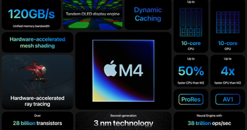 Apple ra mắt chip M4 Apple ra mắt chip M4