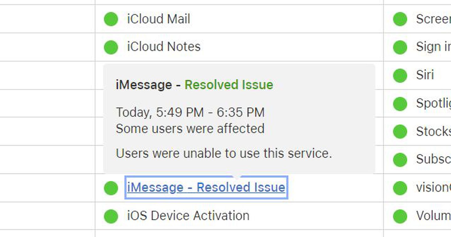 iMessage bị lỗi ngừng hoạt động, người dùng không gửi được tin nhắn