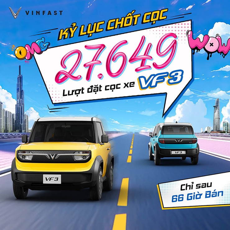 Kỷ lục chốt đơn VinFast VF 3 và chiến lược kinh doanh có 1-0-2 của hãng xe Việt - 1