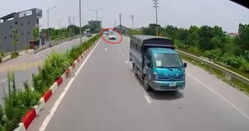 3 tài xế ô tô lái xe sai luật, nối đuôi chạy ngược chiều trên quốc lộ 3 tài xế ô tô lái xe sai luật, nối đuôi chạy ngược chiều trên quốc lộ