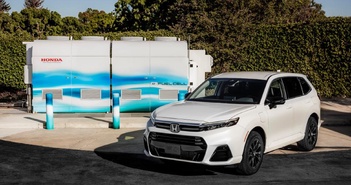 Honda lần đầu tiên ra mắt xe lai hydro - điện Honda lần đầu tiên ra mắt xe lai hydro - điện