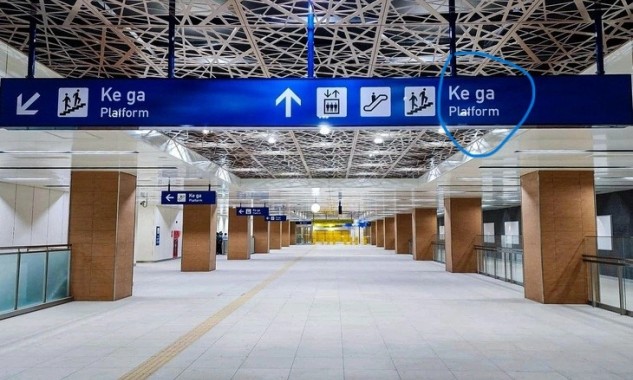 Thuật ngữ 'ke ga' trong các ga tàu metro 1 có ý nghĩa gì?