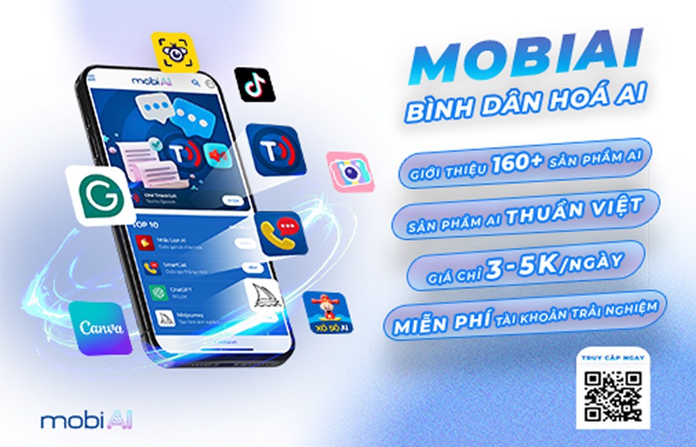 MobiFone ra mắt MobiAI: Bình dân hóa trí tuệ nhân tạo tại Việt Nam