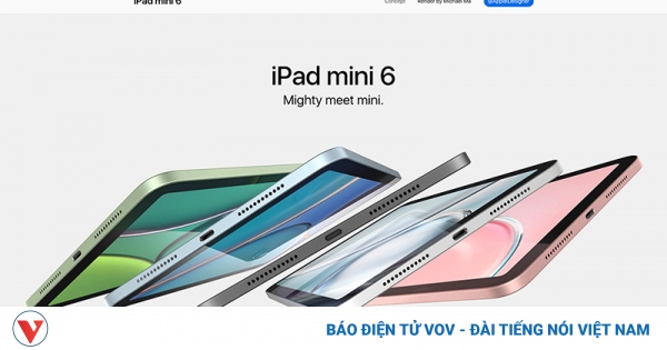 iPad mini 6 lộ diện thông số kỹ thuật và màu sắc