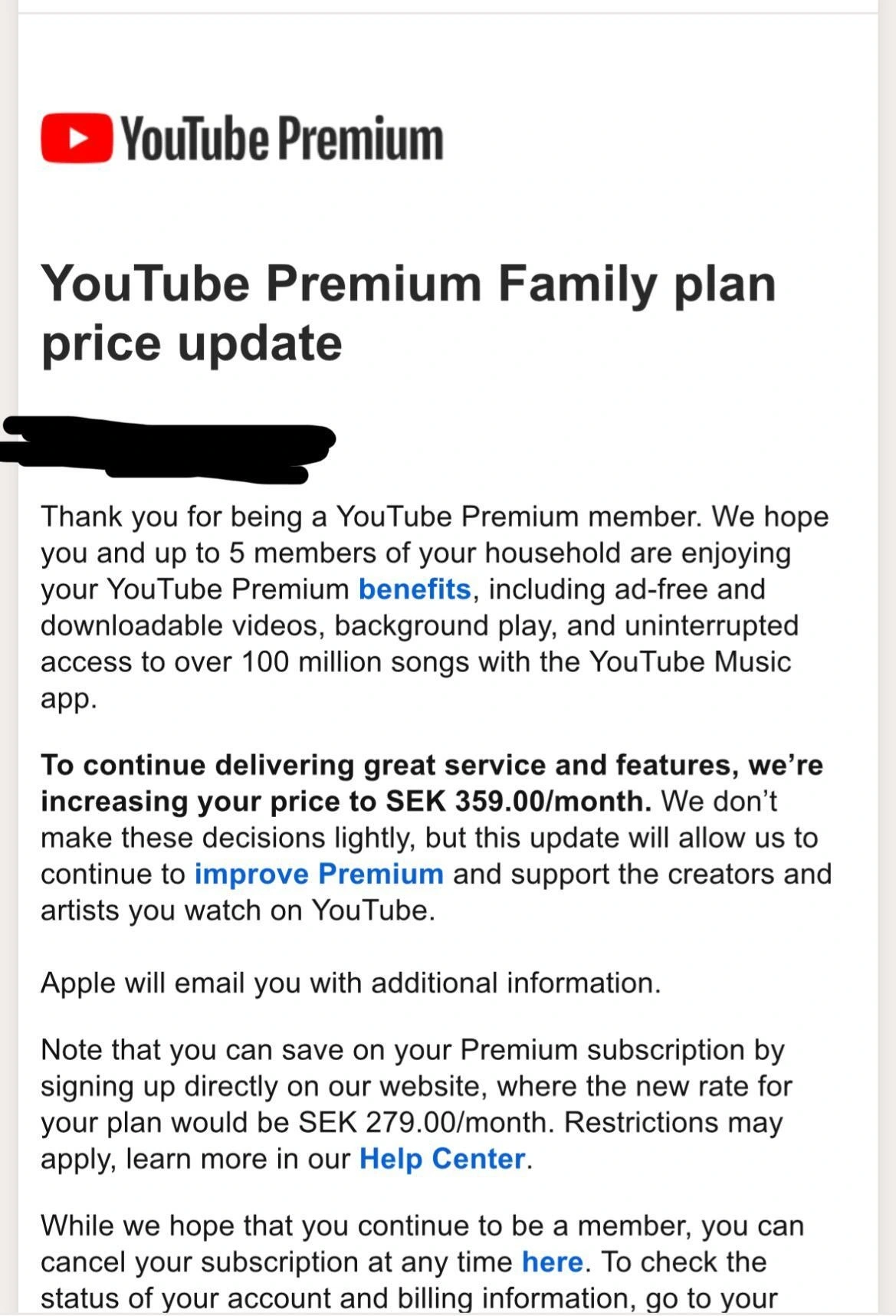 youtube premium tiep tuc tang gia tai mot so quoc gia hinh anh 2