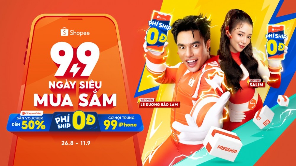 Shopee chính thức khởi động ‘Ngày Siêu Mua Sắm 9.9’