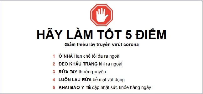 Cách phòng chống vi rút Corona