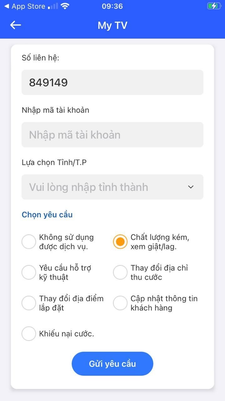 3 bước để báo hỏng dịch vụ viễn thông qua app My VNPT và ChatBot AMI