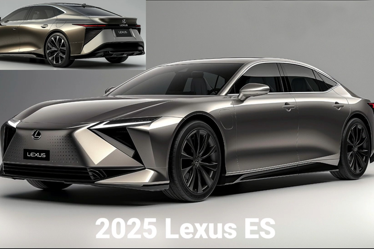 Lexus ES 2025 lộ diện, "lột xác" từ trong ra ngoài