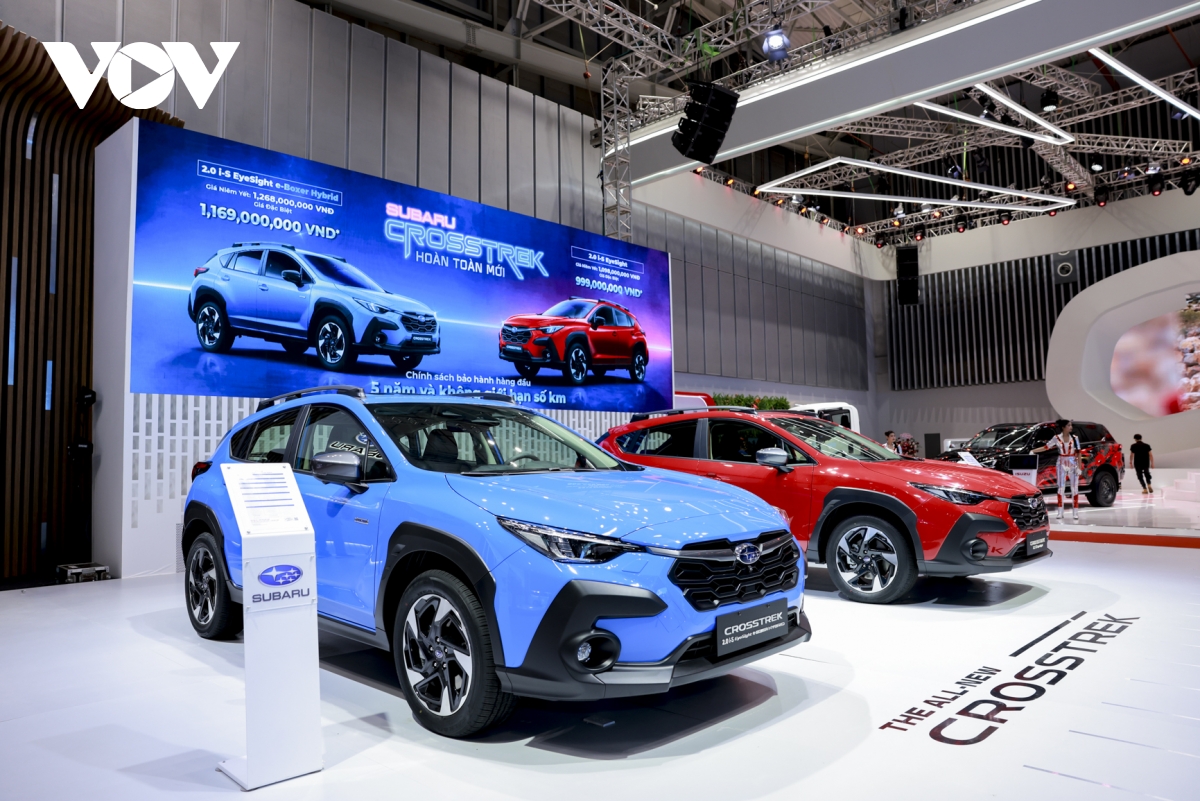 Chi tiết Subaru Crosstrek tại Triển lãm Ô tô Việt Nam 2024