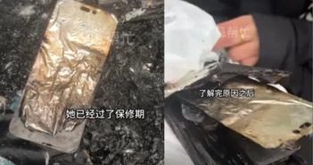 iPhone 14 Pro Max bỗng nhiên phát nổ khi đang sạc, người dùng lo lắng iPhone 14 Pro Max bỗng nhiên phát nổ khi đang sạc, người dùng lo lắng