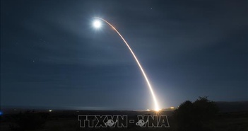 Mỹ phóng thử tên lửa đạn đạo xuyên lục địa Minuteman III Mỹ phóng thử tên lửa đạn đạo xuyên lục địa Minuteman III