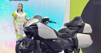 Felo TOOZ - môtô điện đẹp như Honda Goldwing, chạy 702km/1 lần sạc Felo TOOZ - môtô điện đẹp như Honda Goldwing, chạy 702km/1 lần sạc
