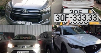 Biển số ôtô đẹp tăng nhiệt mạnh, xe giá rẻ "biển VIP" lên ngôi Biển số ôtô đẹp tăng nhiệt mạnh, xe giá rẻ "biển VIP" lên ngôi
