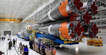 Arianespace phóng 4 vệ tinh liên lạc lên quỹ đạo bằng tên lửa Soyuz của Nga Arianespace phóng 4 vệ tinh liên lạc lên quỹ đạo bằng tên lửa Soyuz của Nga