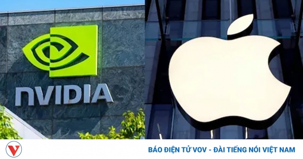 Vốn hóa Nvidia vượt Apple