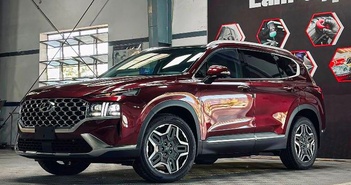 Hyundai SantaFe Hybrid ưu đãi mạnh, giá thực tế chỉ 1,235 tỷ đồng Hyundai SantaFe Hybrid ưu đãi mạnh, giá thực tế chỉ 1,235 tỷ đồng