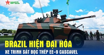 Brazil hiện đại hóa xe trinh sát bọc thép EE-9 Cascavel Brazil hiện đại hóa xe trinh sát bọc thép EE-9 Cascavel