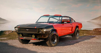 Chiếc Ford Mustang ông cụ được phục chế kiểu không mui kịch độc Chiếc Ford Mustang ông cụ được phục chế kiểu không mui kịch độc
