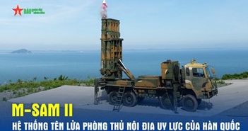 M-SAM II - Hệ thống đánh chặn nội địa uy lực của Hàn Quốc M-SAM II - Hệ thống đánh chặn nội địa uy lực của Hàn Quốc