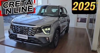 "Soi" Hyundai Creta N Line 2025 động cơ 1.6L mượn từ Tucson "Soi" Hyundai Creta N Line 2025 động cơ 1.6L mượn từ Tucson