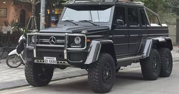 Mercedes-Benz G63 AMG 6x6 - "quái vật 6 chân" 25 tỷ ở Hà Nội Mercedes-Benz G63 AMG 6x6 - "quái vật 6 chân" 25 tỷ ở Hà Nội