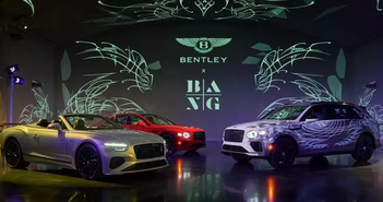 Bentley Bentayga màu sơn độc, chỉ "hiện nguyên hình" trước đèn UV Bentley Bentayga màu sơn độc, chỉ "hiện nguyên hình" trước đèn UV