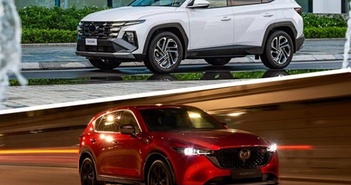 Hyundai Tucson tăng trưởng tới 183,8%, vẫn bị Mazda CX-5 vượt mặt Hyundai Tucson tăng trưởng tới 183,8%, vẫn bị Mazda CX-5 vượt mặt