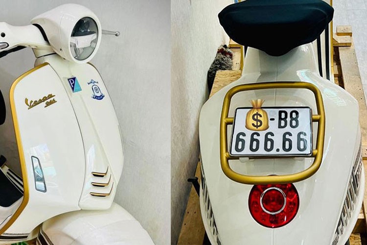 Vespa 946 Christian Dior biển "ngũ lộc" rao bán 3,5 tỷ ở Sài Gòn?