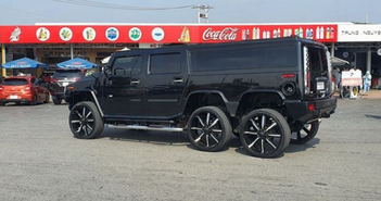 Giá xăng tăng kỷ lục, đại gia Việt vẫn tậu Hummer H2 6 bánh Giá xăng tăng kỷ lục, đại gia Việt vẫn tậu Hummer H2 6 bánh