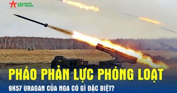 Pháo phản lực phóng loạt 9K57 Uragan của Nga có gì đặc biệt? Pháo phản lực phóng loạt 9K57 Uragan của Nga có gì đặc biệt?